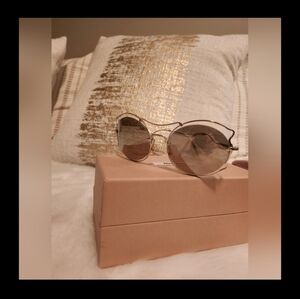 Miu Miu Gold Framed Sunglasses